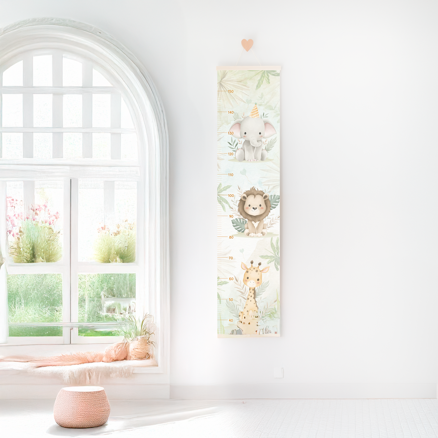 Little Jungle Friends – Kids Growth Chart | Personalised Wall Ruler