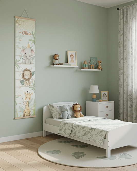 Little Jungle Friends – Kids Growth Chart | Personalised Wall Ruler