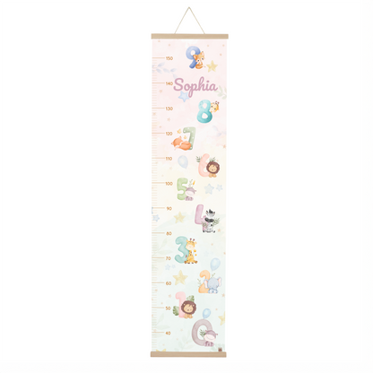 Growing with Numbers – Kids Growth Chart | Personalised Wall Ruler
