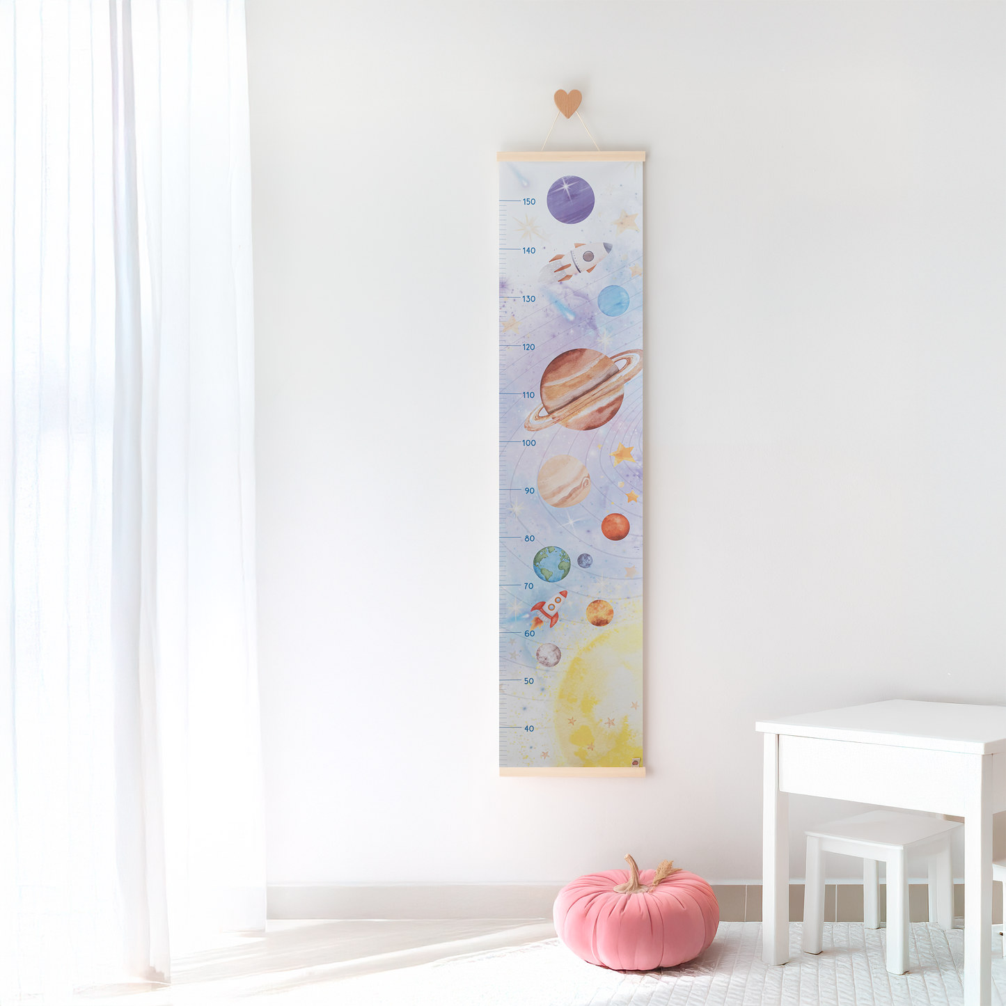 Journey Through the Galaxy – Kids Growth Chart | Personalised Wall Ruler