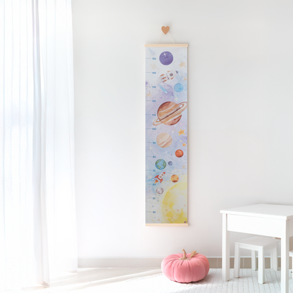 Journey Through the Galaxy – Kids Growth Chart | Personalised Wall Ruler
