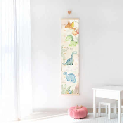 Little Dino Explorers – Kids Growth Chart | Personalised Wall Ruler
