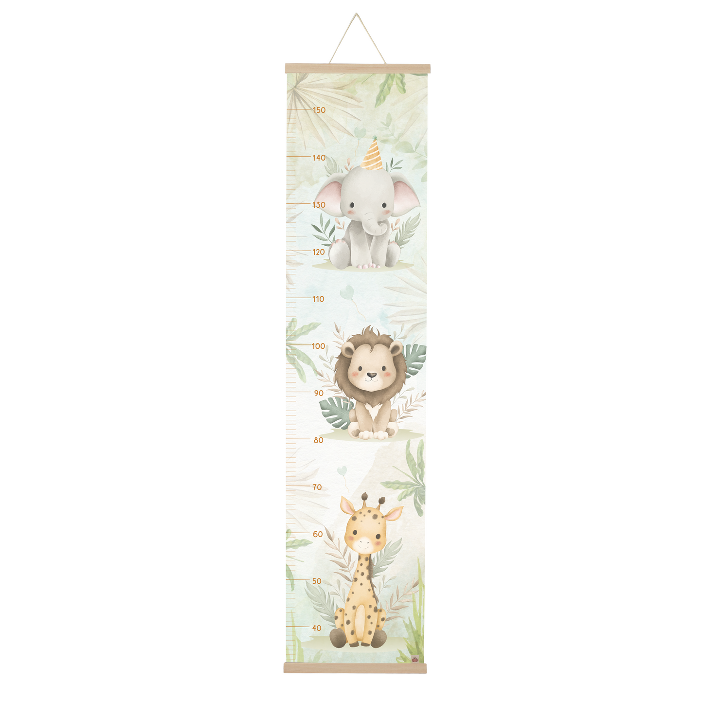 Little Jungle Friends – Kids Growth Chart | Personalised Wall Ruler