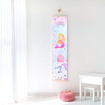 Mermaid Magic – Kids Growth Chart | Personalised Wall Ruler