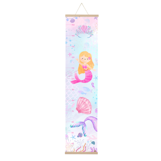 Mermaid Magic – Kids Growth Chart | Personalised Wall Ruler
