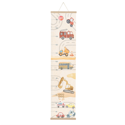 On the Road to Growth – Kids Growth Chart | Personalised Wall Ruler