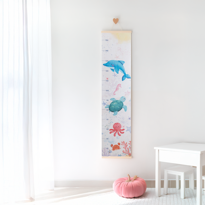 Under the Sea – Kids Growth Chart | Personalised Wall Ruler