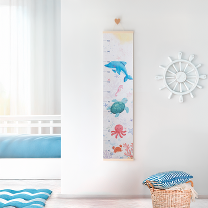 Under the Sea – Kids Growth Chart | Personalised Wall Ruler